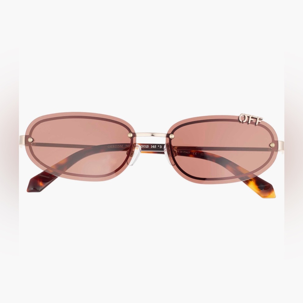 OFF-WHITE Miami 60mm oval sunglasses